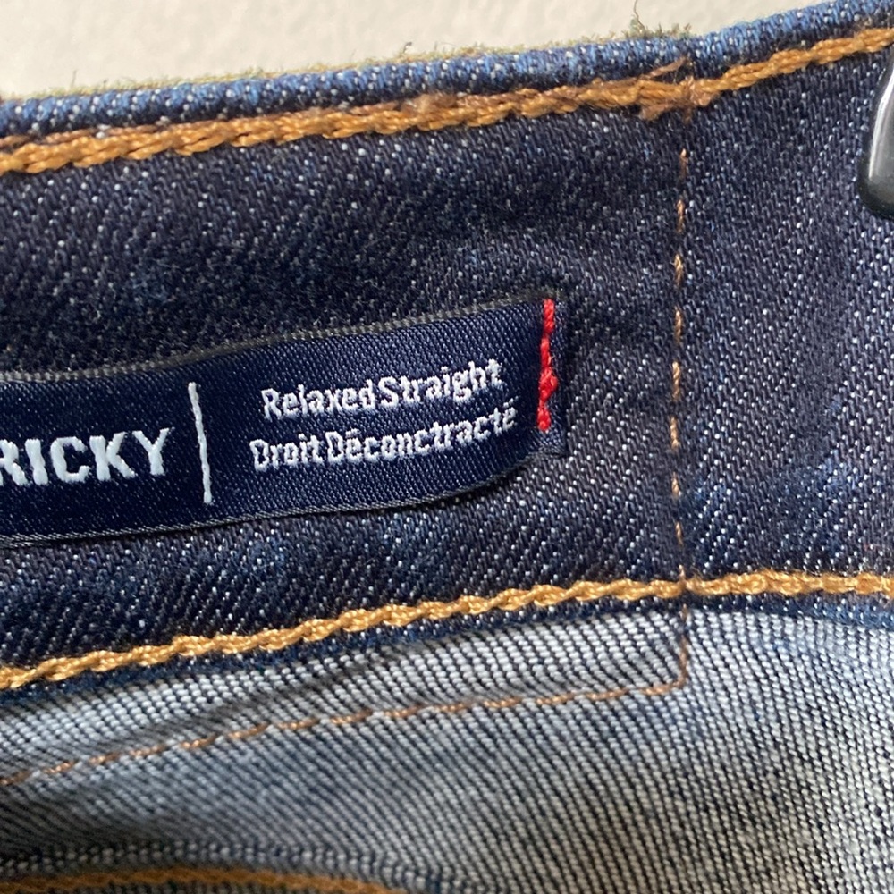 True Religion Dark Blue with Bleached Out Jean Shorts - Picture 4 of 6